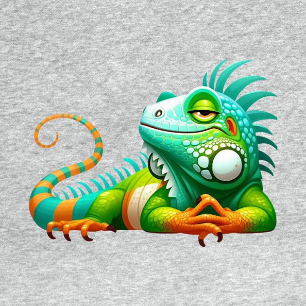 Sassy Iguana Illustration by Dmytro